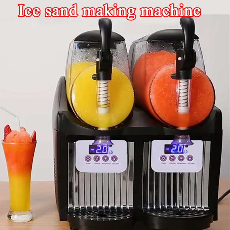 2L*2 Slush Machine Commercial Snow Melting Machine One Two Three Cylinder Fully Automatic Sludge Machine