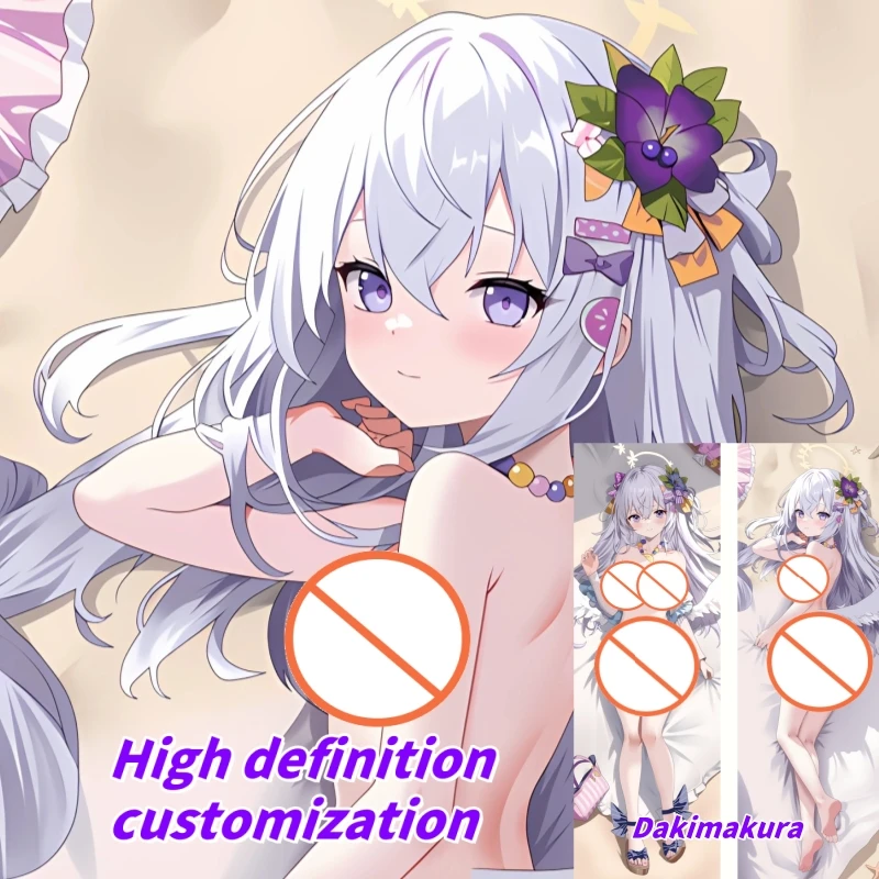 

Dakimakura Anime Pillow Case Blue Archive Yue Xue Gongzi Double-sided Print Of Life-size Body Pillowcase Gifts