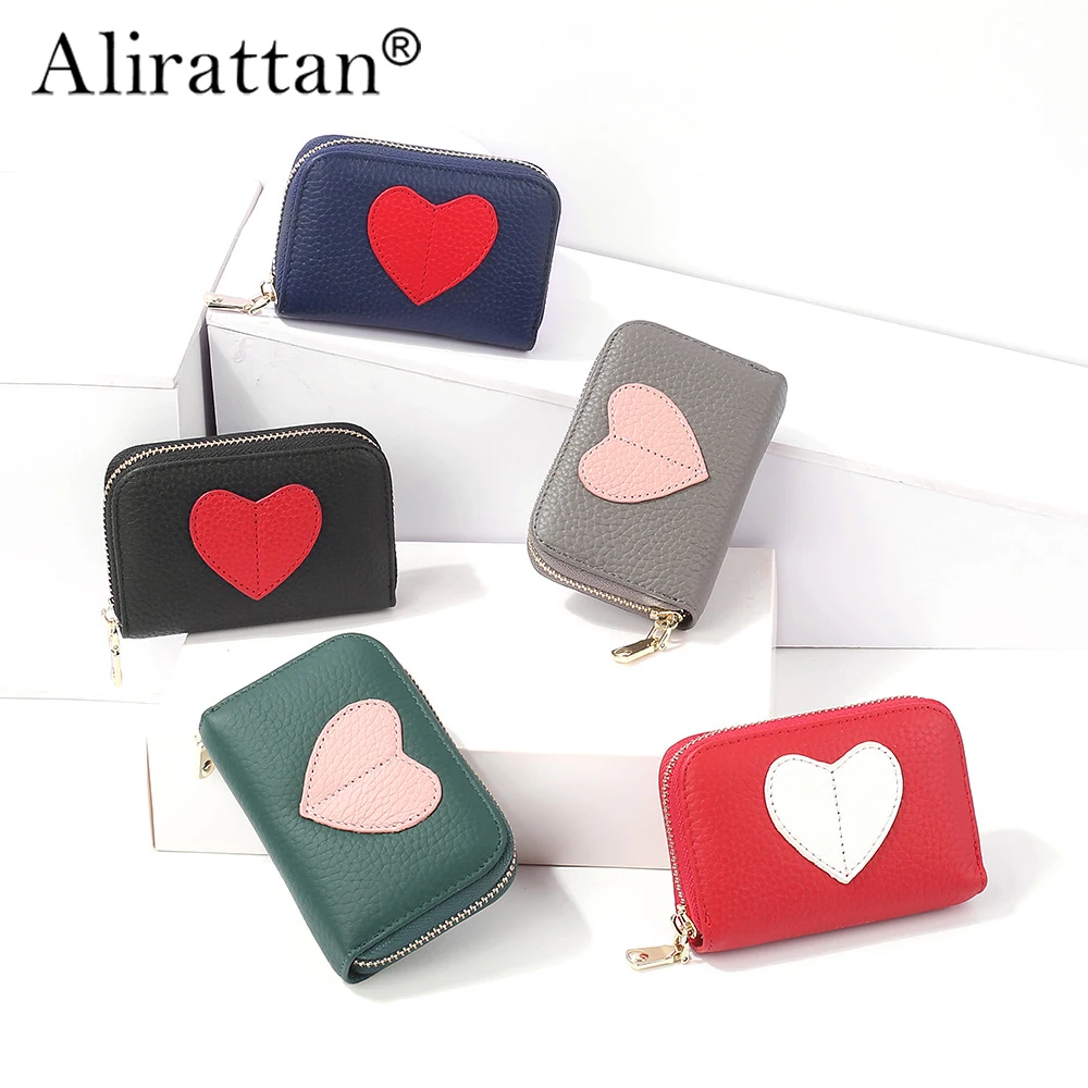 

Alirattan 2025 Card Bag Female Cute Cartoon Bus Card Cover Female Personalized Creativity Real Cowhide Coin Bag Zero Money Bag