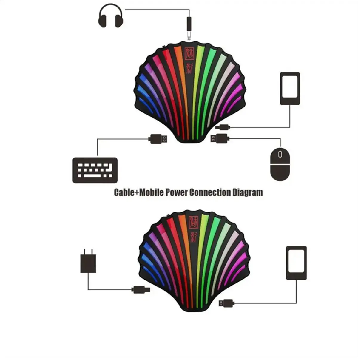 لعبة الهاتف المحمول التحول العرش Keymouse محول غمبد تحكم التعرف التلقائي فانتوم 2000HZ #2