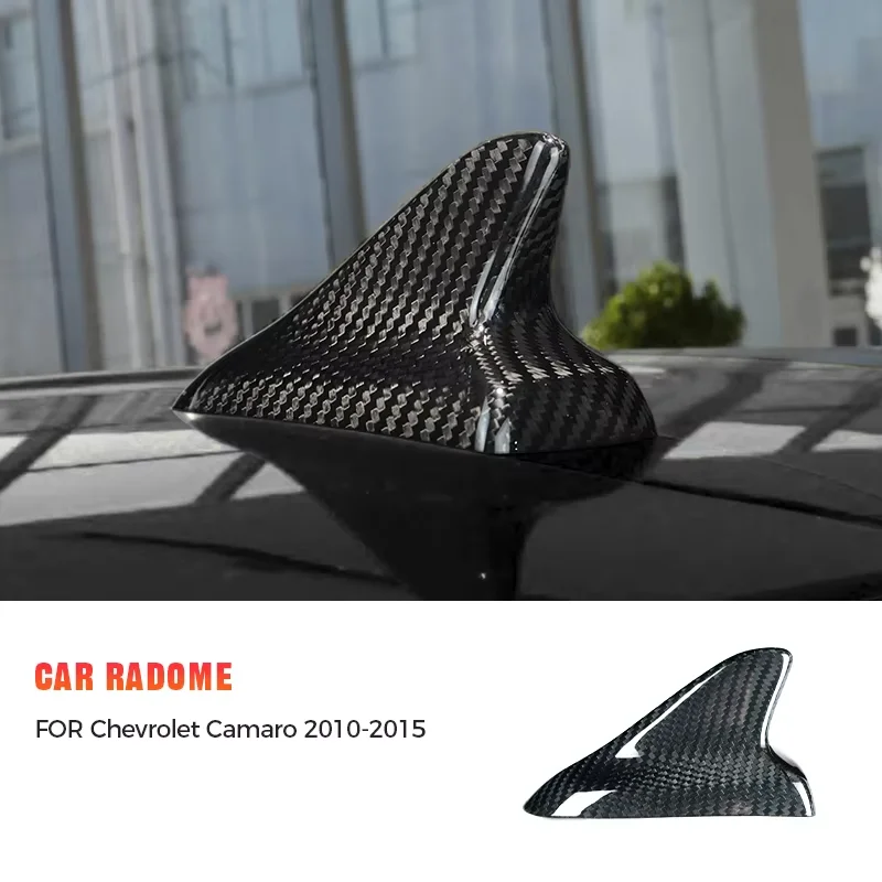 

For Chevrolet Camaro Real Dry Carbon Fiber 2010-2015 Antenna Cover Body Kit Exterior Decoration Modification Accessories