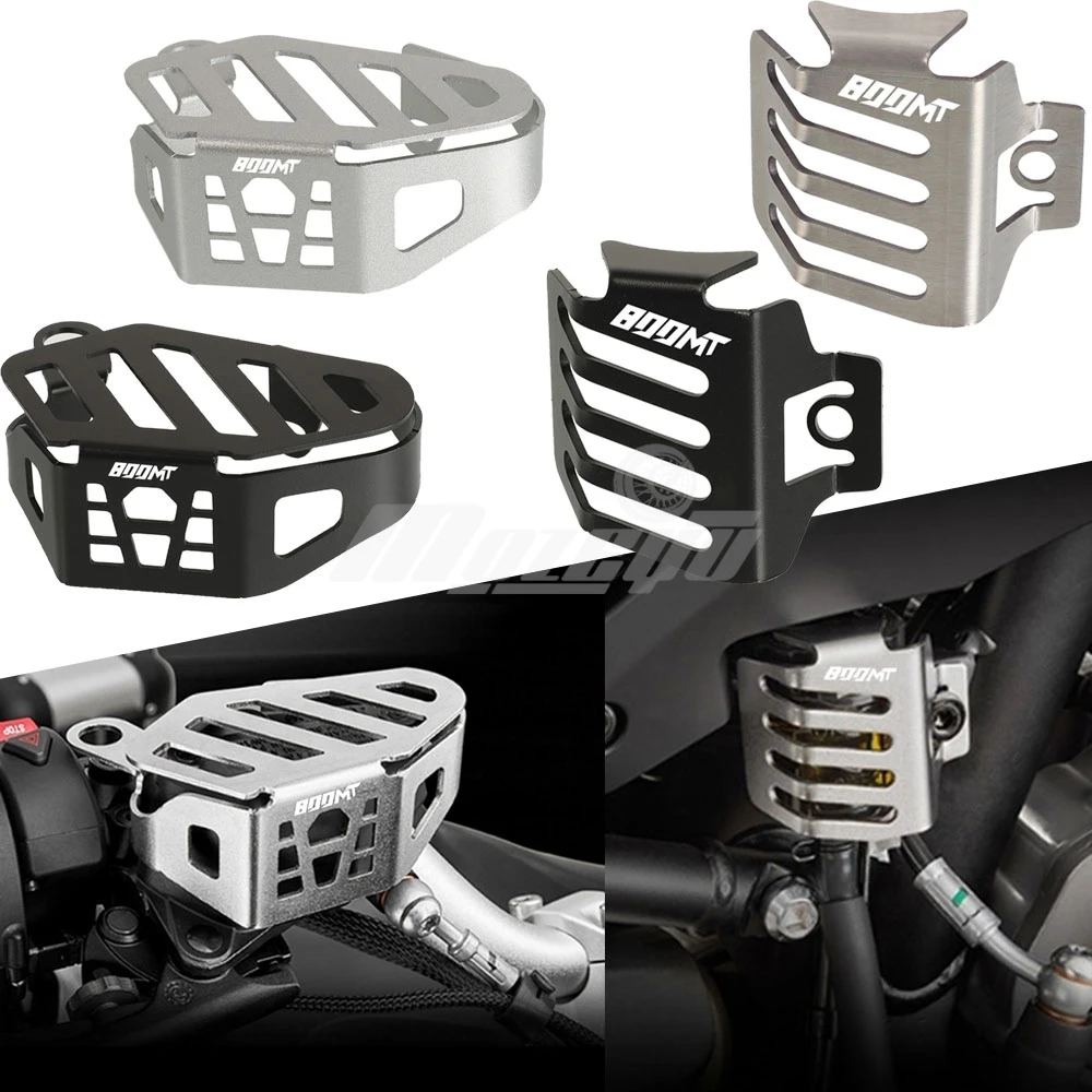 

For CFMOTO 800MT 800-MT MT 800 MT CF800MT 2021 2022 2023 2024 2025 2026 Front Rear Brake Fluid Reservoir Guard Cover Protector