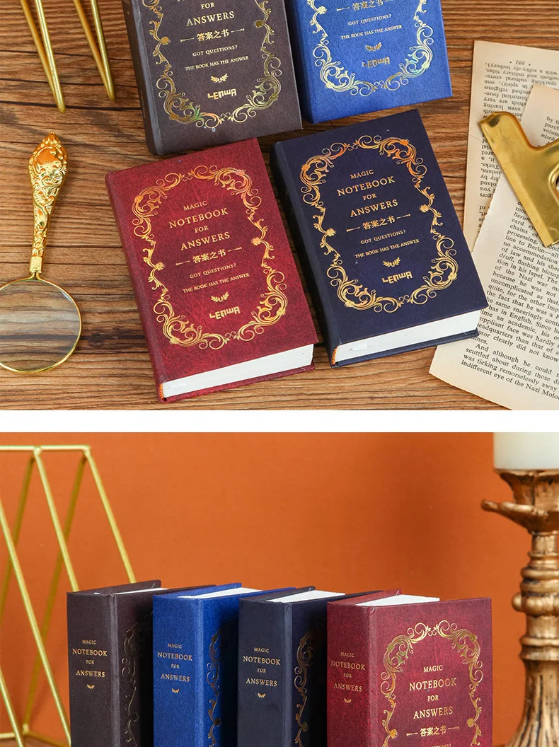 Das Buch der Antworten, Das Buch der Mini-Lebensantwort, Verkleiden, Dekompression, Spaß, tragbares Hauptbuch – Detail 10