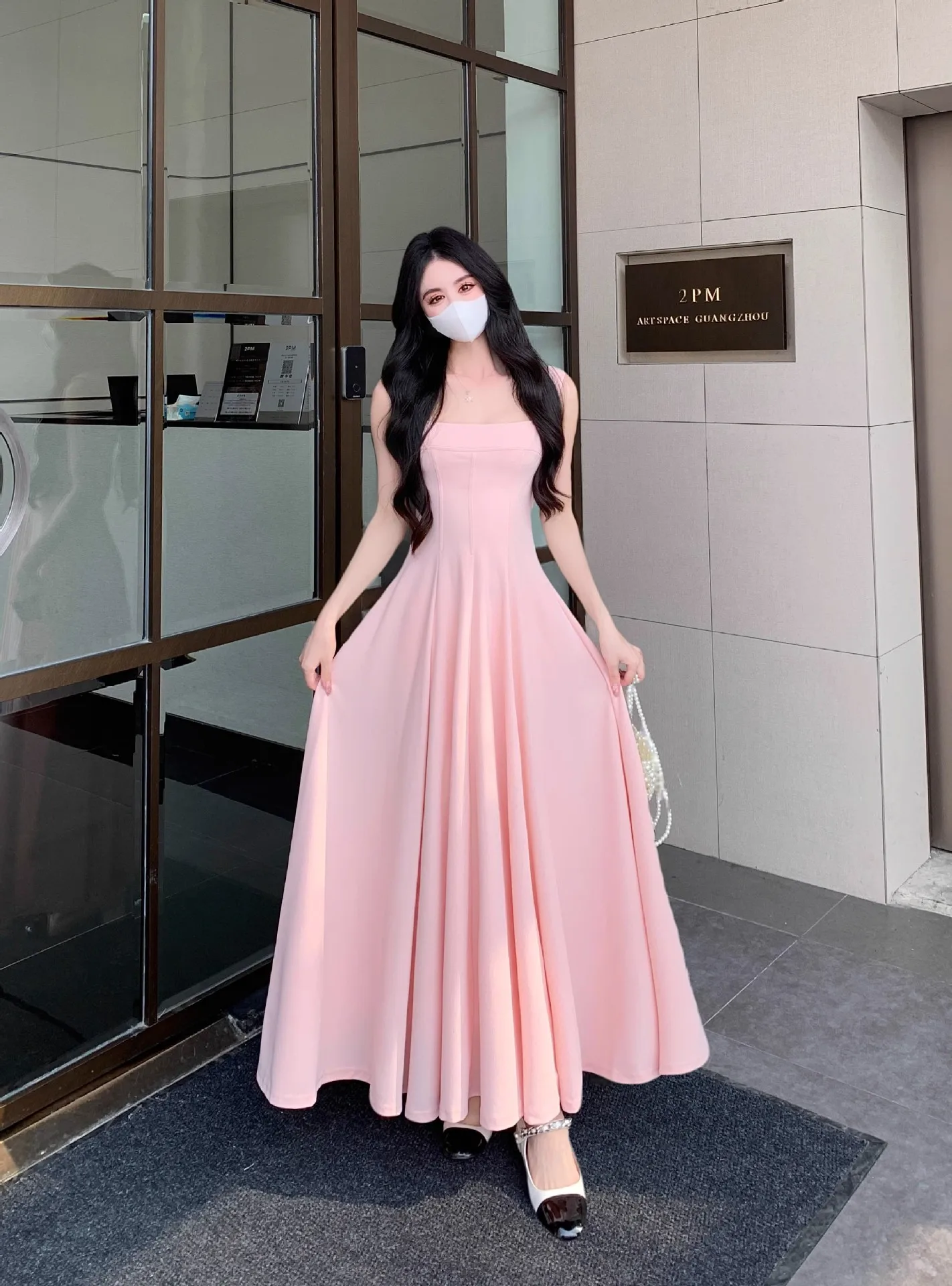 Elegante vierkante kraag mouwloze avondjurken sexy beroemdheid lange jurk prachtige hoge kwaliteit prom feestjurken op maat