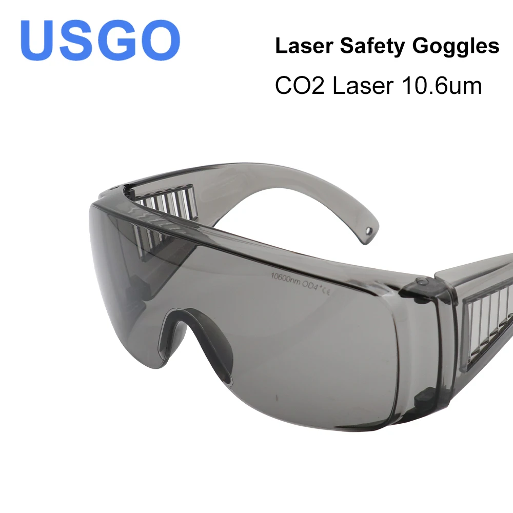 USGO 10600nm Laser Safety Goggles Shield Protection OD4+ CE For CO2 Laser Cutting Engraving Machine