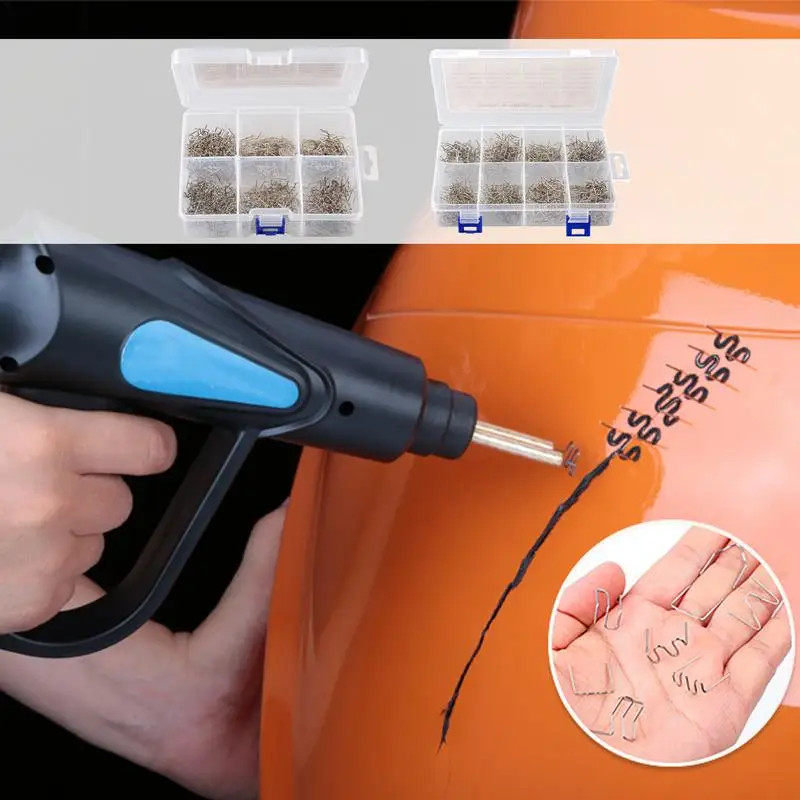 Graffette per saldatura saldatura graffette a caldo antiruggine per riparazione auto crepe riparazione attrezzature per saldatura In scatola di immagazzinaggio divisa per SUV