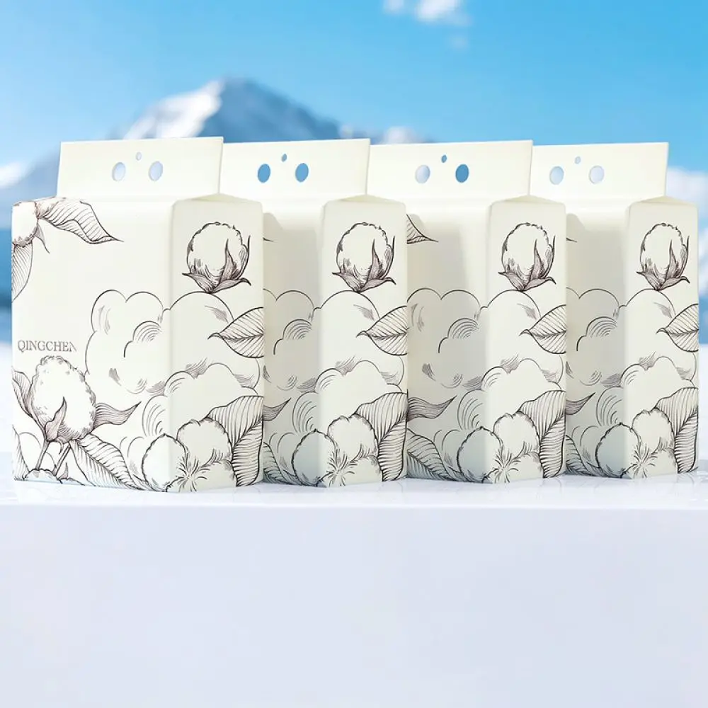 Disposable Cotton Facial Wipe Hanging Storage Face Cleansing Tissue Soft Breathable Makeup Remover Sheet For Daily Use