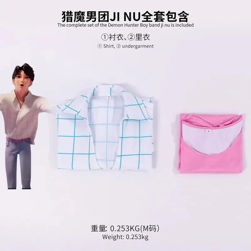 زي ساجا بويز جينو التأثيري أنيمي K-POP شعر مستعار، 5؛ d'2.y؛ 8' #6