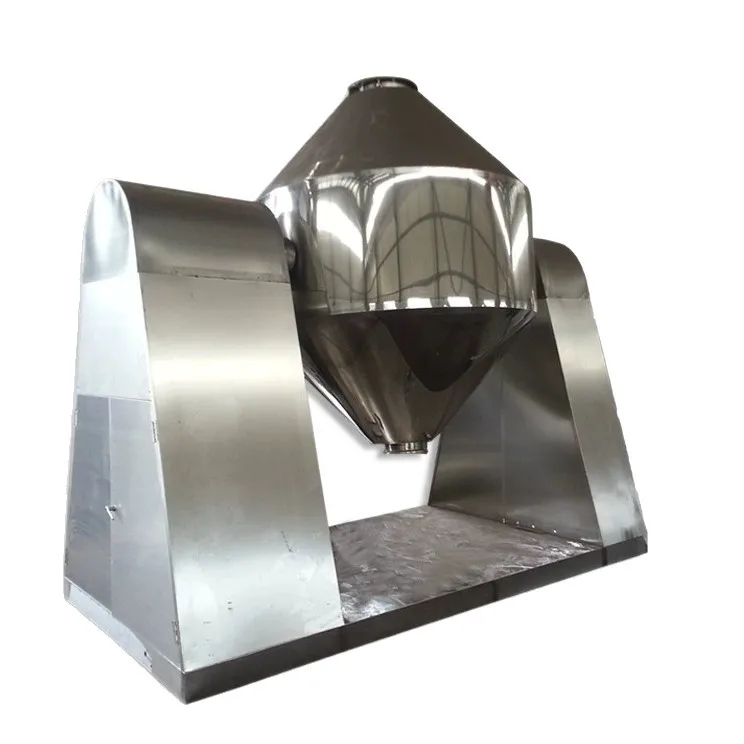 Stainless steel industrial pigment double cone rotary vacuum dryer