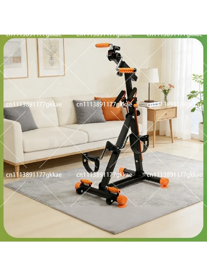 Indoor Exercise Bike for Seniors, Upper Lower Limb Rehabilitation Training Equipment for Home Fitness