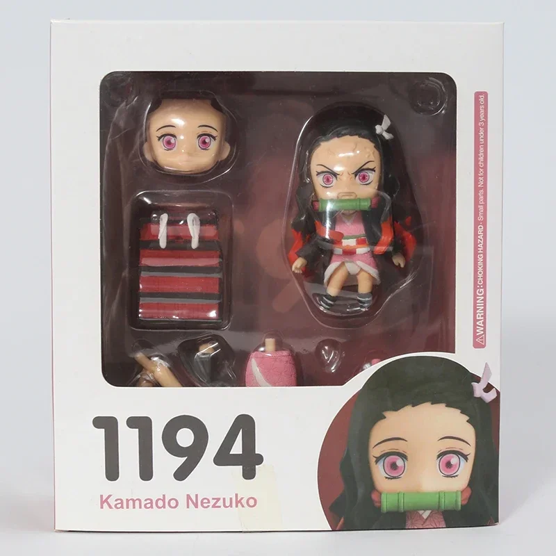 Kyoujurou 1541 Nezuko 1194 Tanjirou 1193 Uzui Tengen 1830 Action Figure Face Changeable Toy Doll