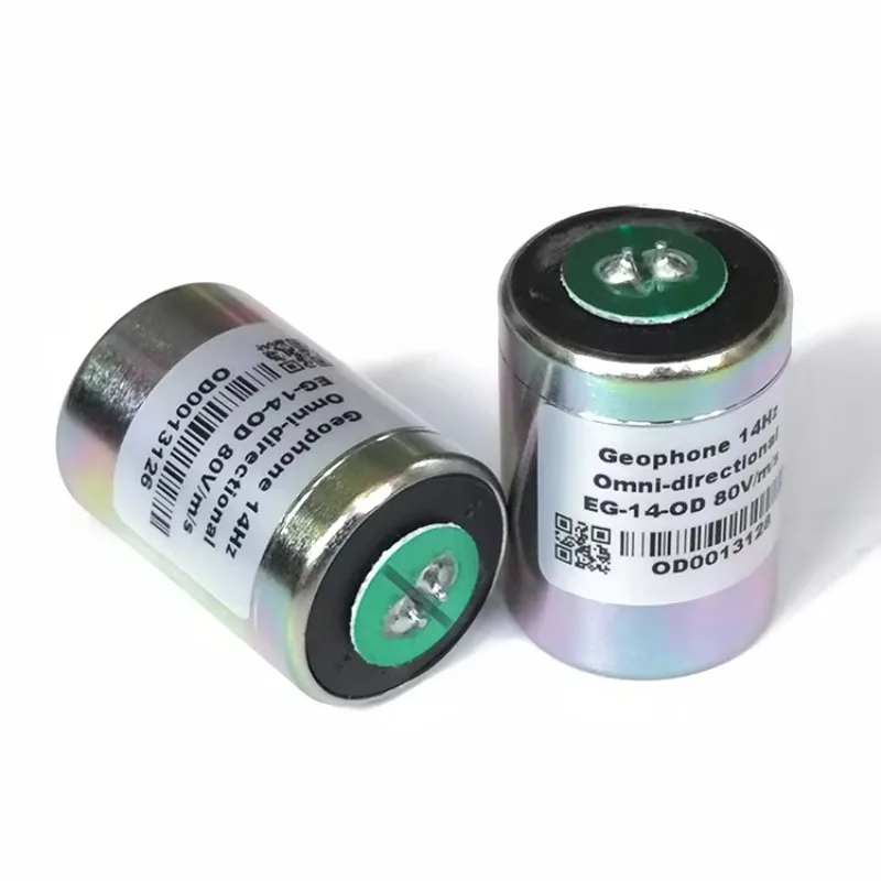 EG-14-OD Omni-Directional Geophone 14 Hz High Sensitivity 80V/m/s OMNI Directional Seismic Sensors 14Hz Geophone in stock
