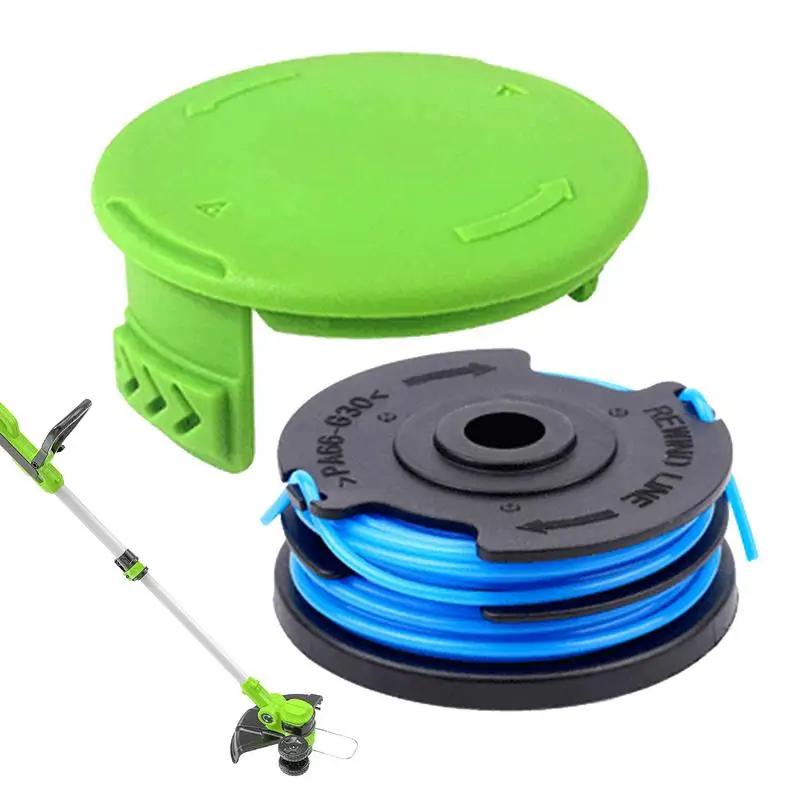 Grass Trimmer Replacement Spool String Trimmer Refill Gardening Trimmer Spool Cap Set For Increasing Garden Work Efficiency