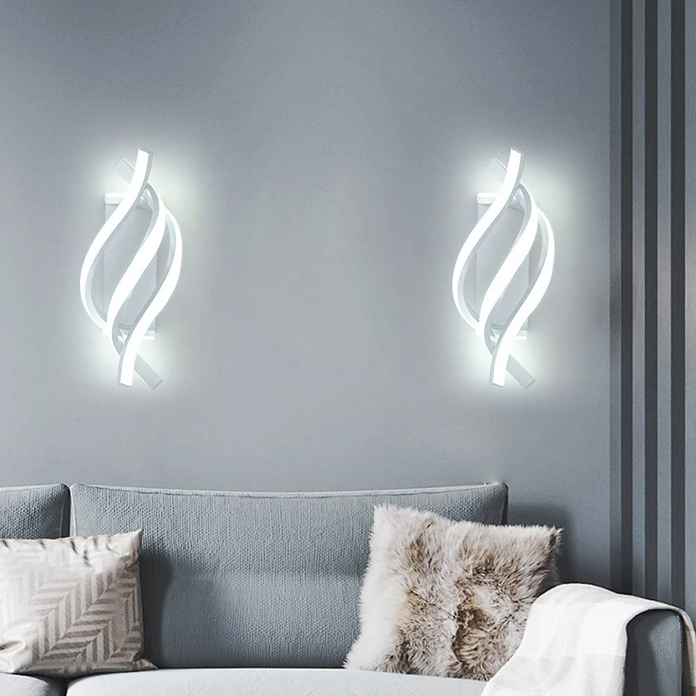 

Modern Led Wall Light Nordic Rotation LED Wall Lamp for Living Room Bedroom Bedside Aisle Home Decor Indoor Sconce Lighting