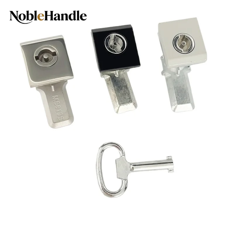 Stainless Steel MS813 Square Head Lock 7035 for Rittal Cabinet AE Box Industrial Waterproof Lock Distribution Box Lock