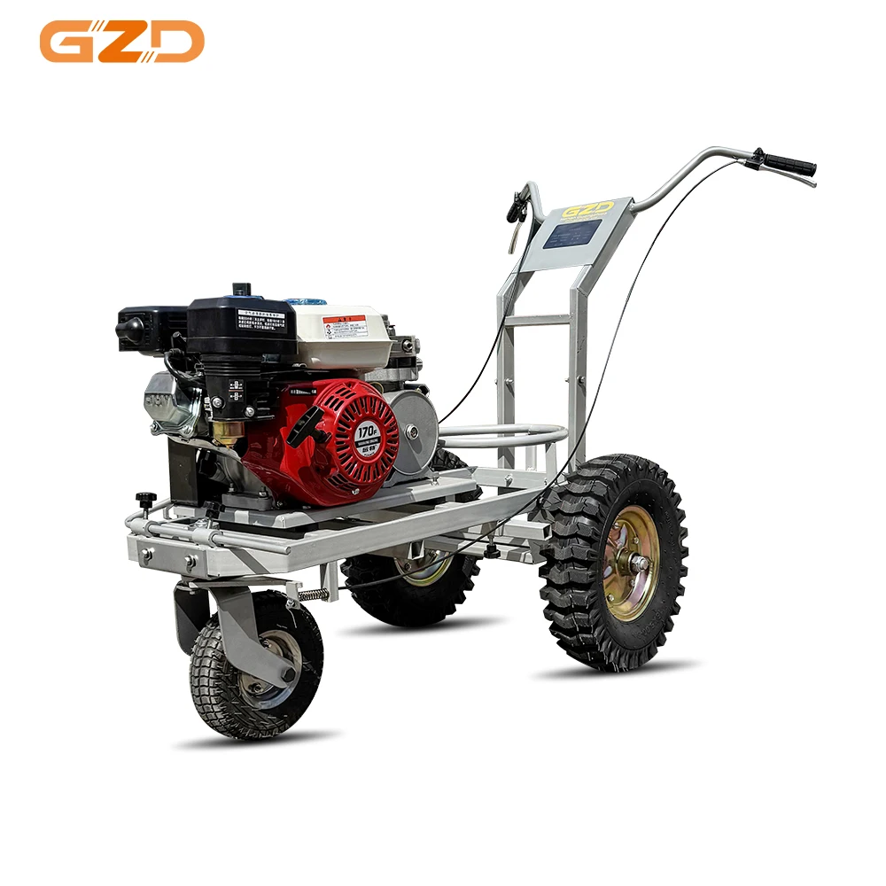 

Cold Spray Road Line Marking Machine Engine 5.5/6.5HP Custom Color And Logo Marking Equipment