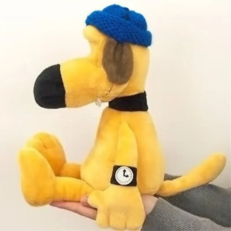 50cm dos desenhos animados pastor amarelo brinquedo de pelúcia macio preenchimento animal brinquedo de pelúcia bonito filhote de cachorro travesseiro boneca decoração aniversário presente de natal