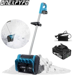 Cordless Snow Shovel for 18V Lithium-Ion Battery Electric Snow Blower with Adjustable Telescopic Pole Fit Patio Deck Driveway