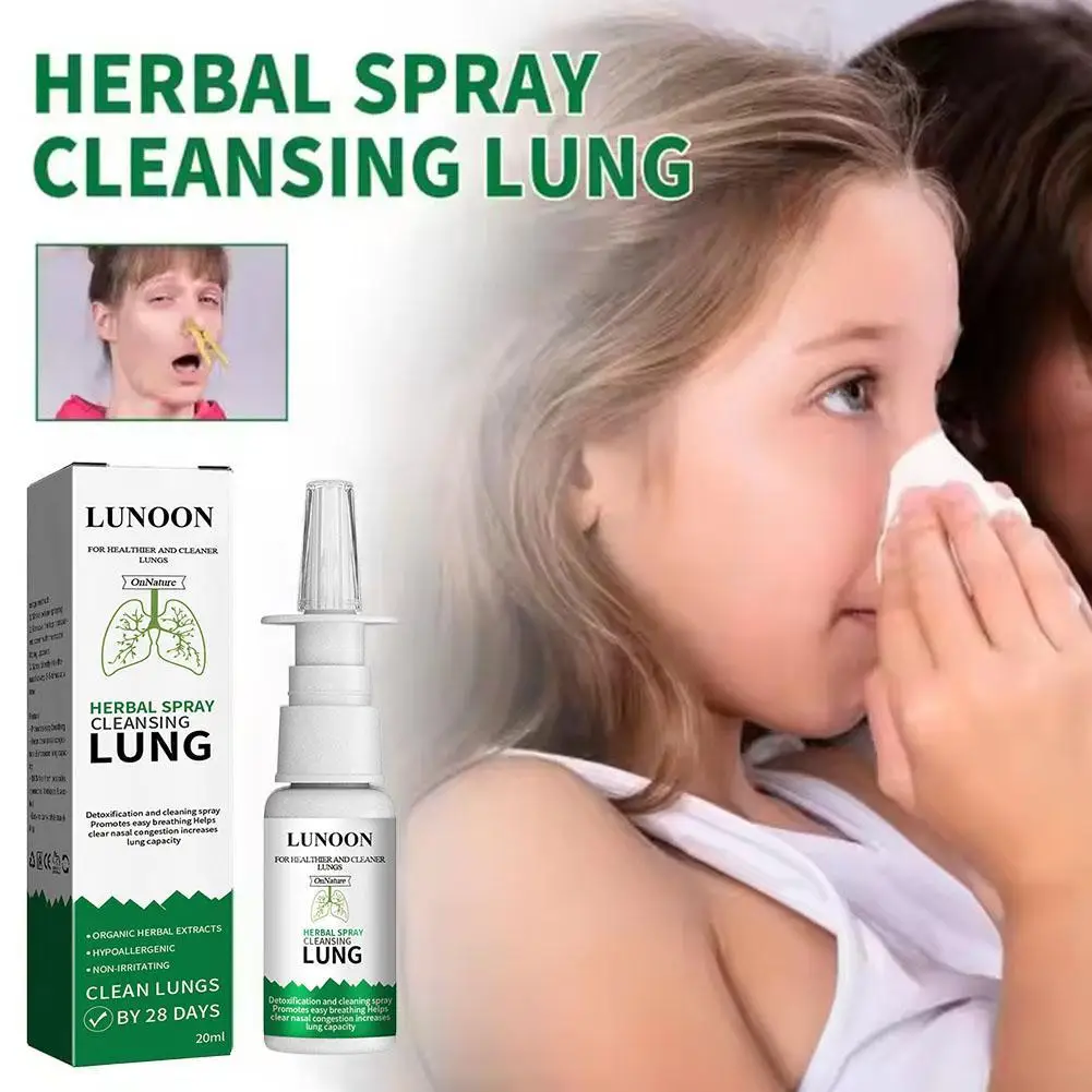 

Lung Cleanser Nasal Nasal Spray Bottle Lung Herbal Cleansing Spray For Avoid Nose Discomfort Sinus Rince Health Care N EWW