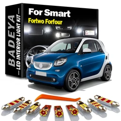LED Interior Reading Light Kit For Smart Fortwo Forfour 450 451 452 453 454 City Coupe Roadster Convertible Crossblade Car Bulbs