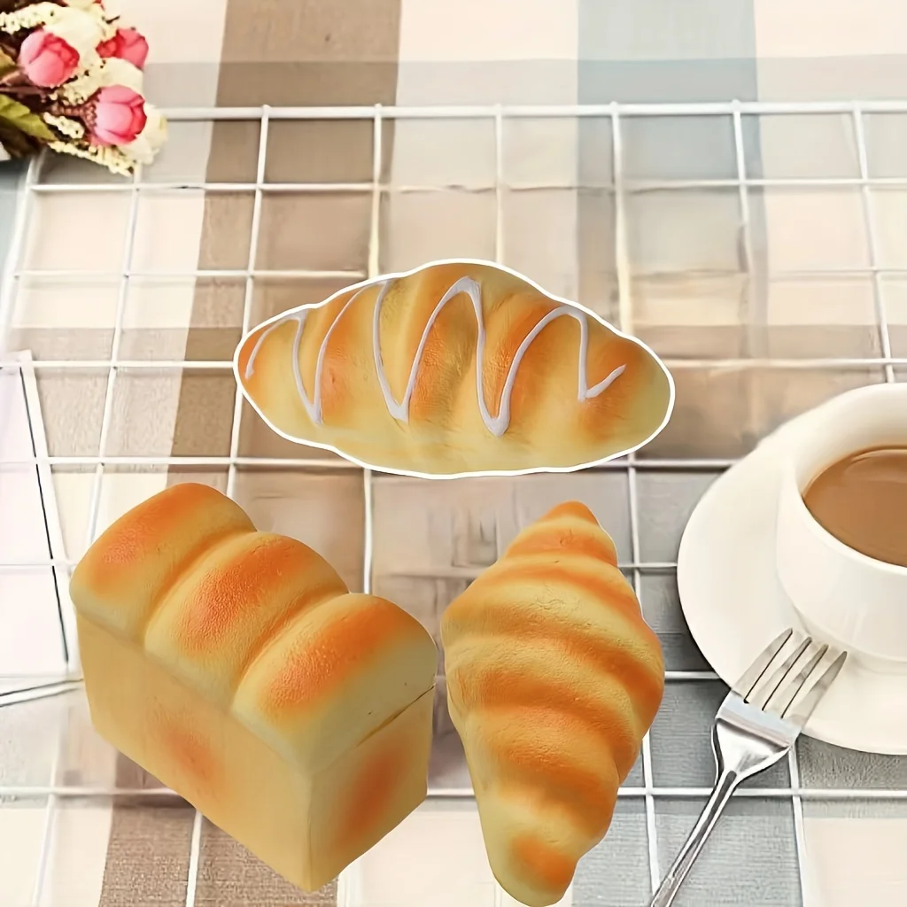 I bambini fingono di giocare con i giocattoli da cucina Ragazza Simulazione Pane morbido artificiale Giochi di cottura alimentare Decorazioni per la casa da gioco Giochi per bambini Giocano con i giocattoli Regalo