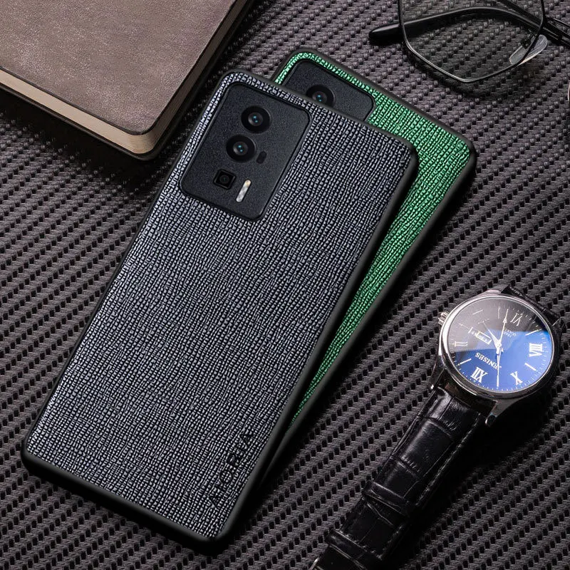 Case for Xiaomi Poco F5 Pro funda Modern Business solid color Leather skin phone cover for xiaomi poco f5 pro case capa