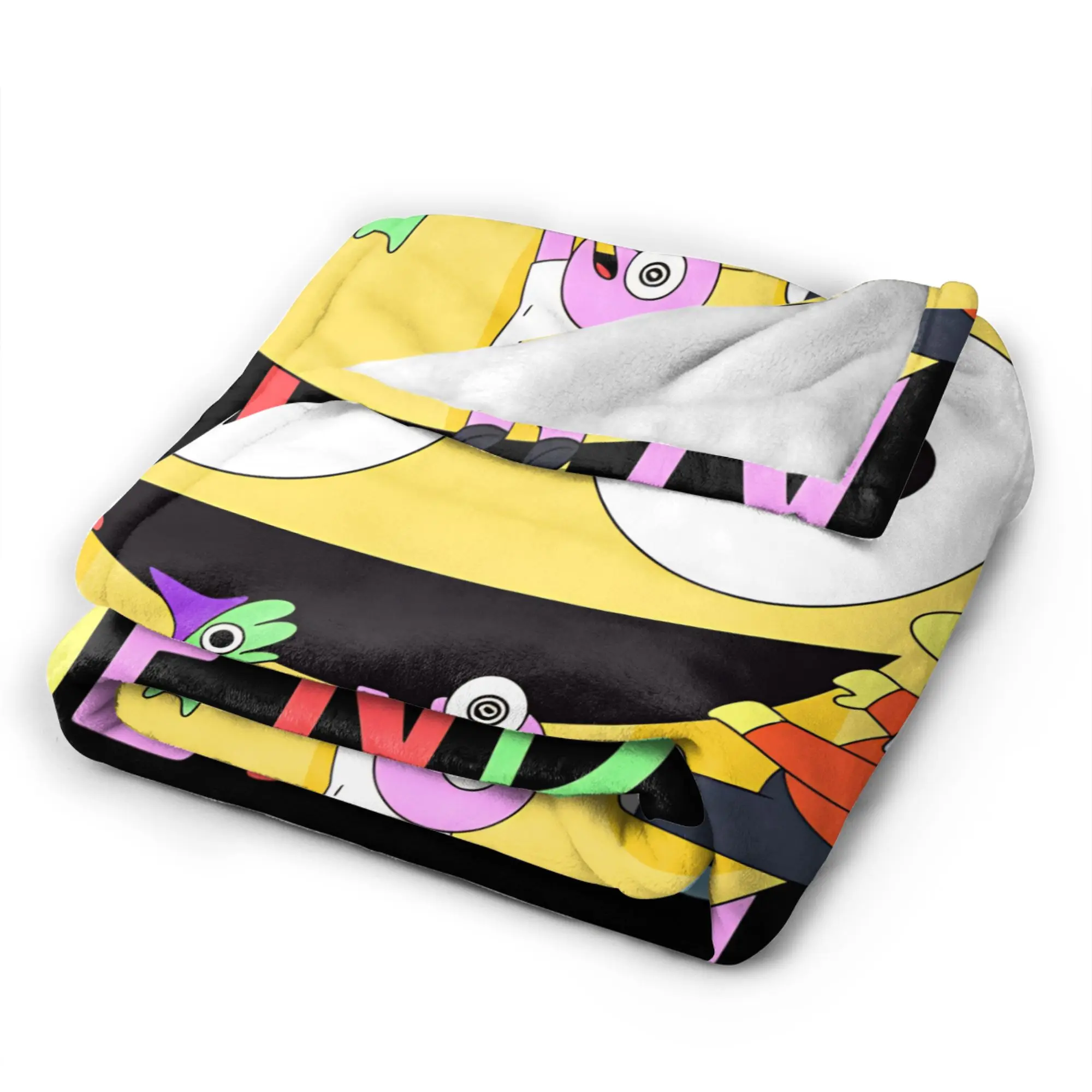 Warm Blanket Girls Boys Picnic Smiling Friends Pim And Charlie Bedding Throws  Flannel Bedspread For Bedroom Sofa Bed Cover