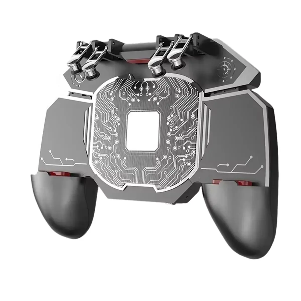 【CYBER MONDAY】DL100 Mobile Phone 6 Fingers Gamepad Joysticks Controller with Semiconductor Radiator Cooling Fan for Gaming Acces