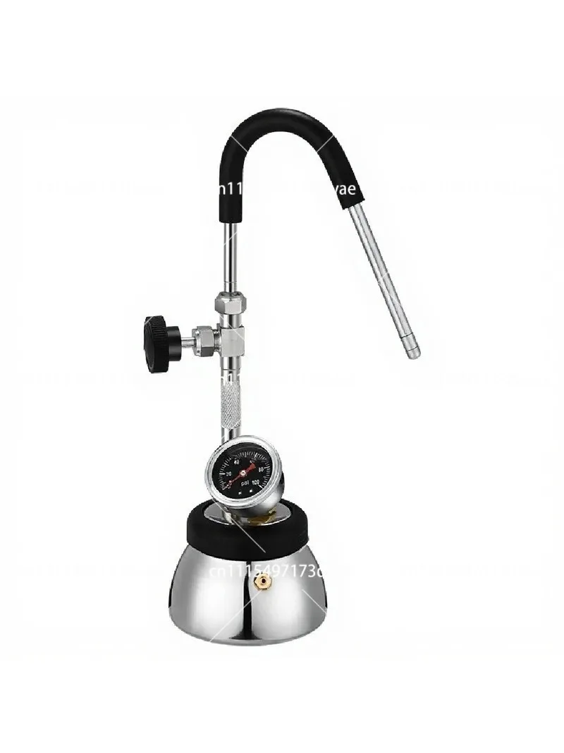 Steam Coffee Maker, Multi-Functional Kitchen Espresso Machine with Milk Frother