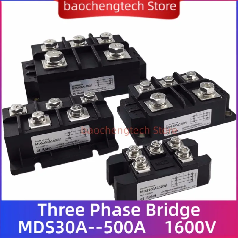 Imagem -06 - Módulo Trifásico do Retificador do Diodo Ponte Detecta Mds300a Mds40016 200a 1600v Mds300a-16 o