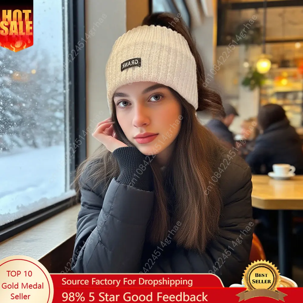 

1pc Fashionable Knitted Headbands - Outdoor Activities, Skiing and Hiking, Travel, Cycling, Soft and Warm Winter Hats - Women's