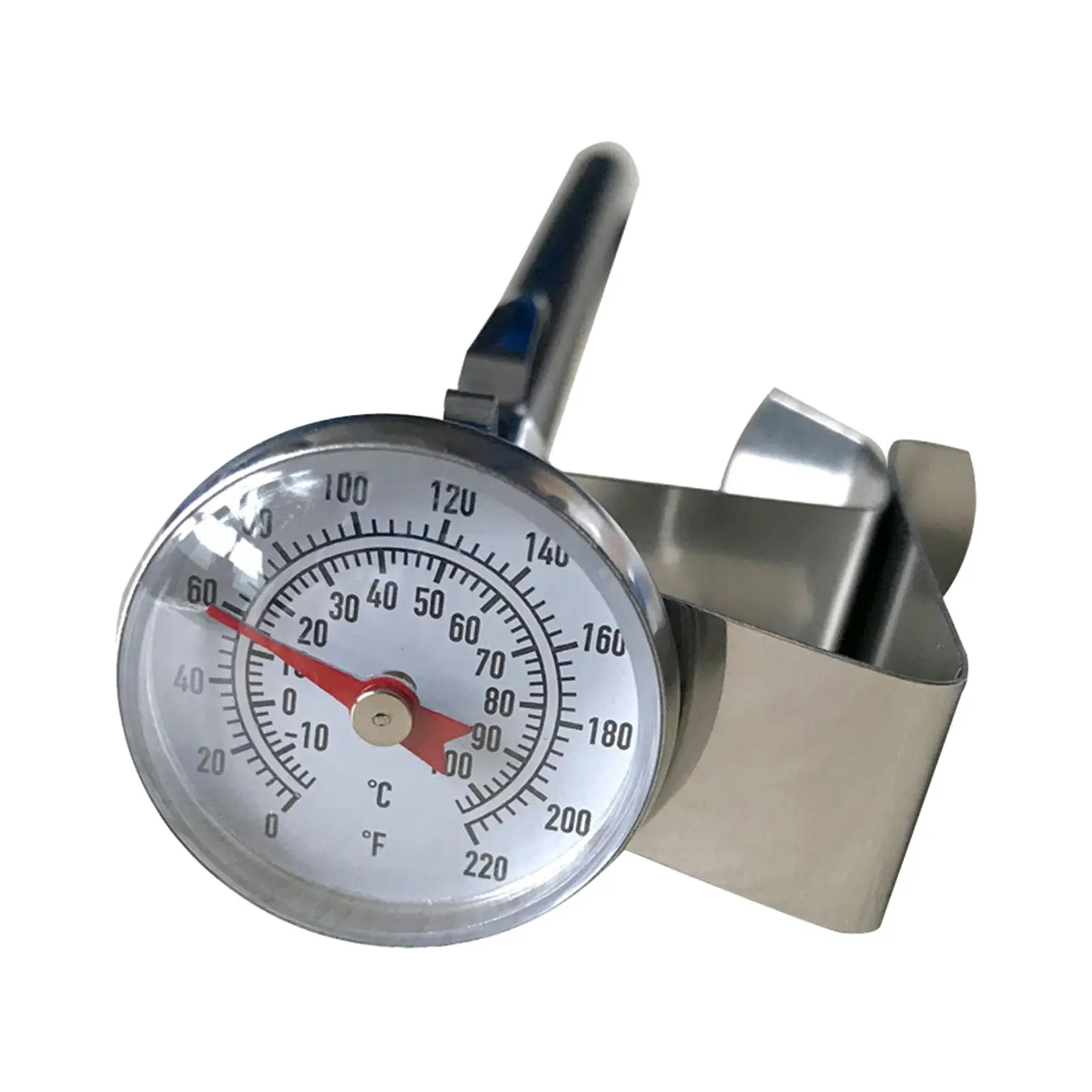 Milk Thermometer Instand Read Dial Thermometer for Milk Foam Beverage Liquid