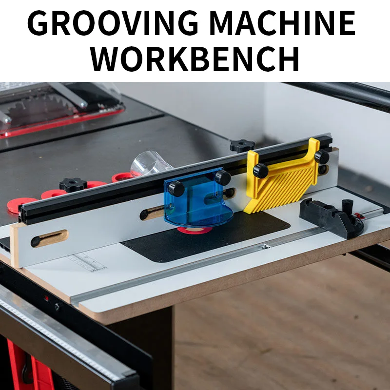 Bakelite Milling Table for Upside-Down Panels; Woodworking Carving Machine Table for Chamfering, Trimming, and Grooving Panels