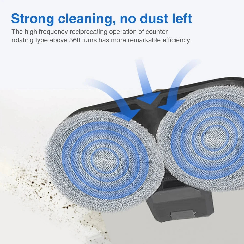 For Dyson Electric Mop Washable Removable Mopping Pad Cleaning Microfiber Reusable Easy Install Replacement Parts Floor Washing