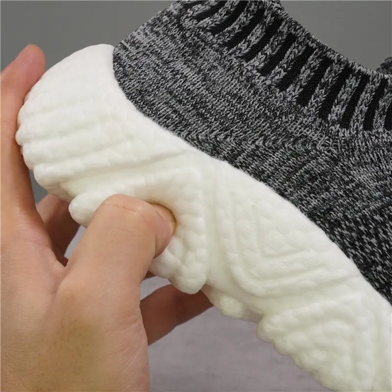Size 36-46 Tenis Masculino Men Super Soft Sneakers Sport Running Sock Shoes Walking Footwear Loafers Trainer Breathable Shoe 175