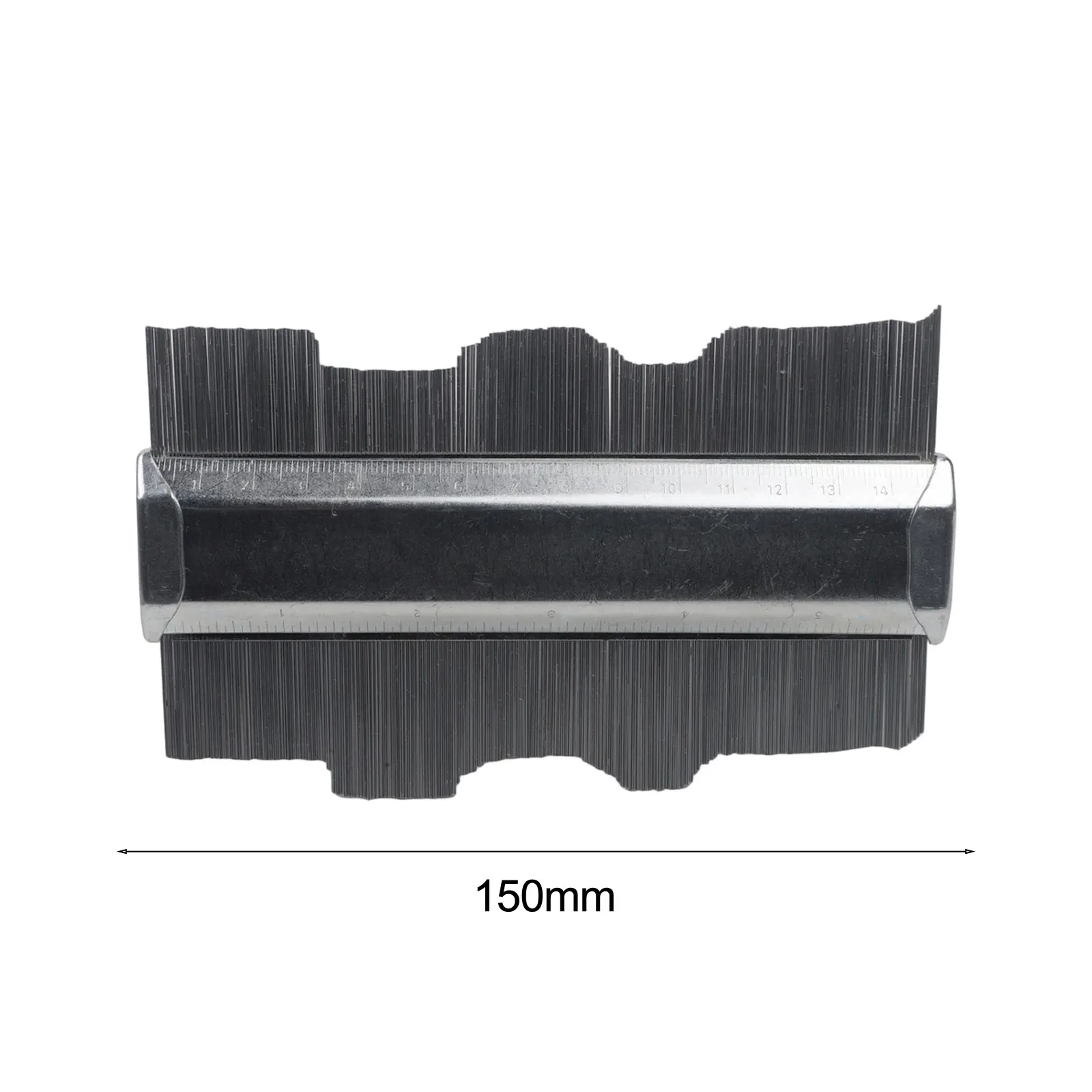 Metal Shape Duplicator Tool Used for Contour Measurement and Pattern Transfer in Construction Renovation and Craft Work