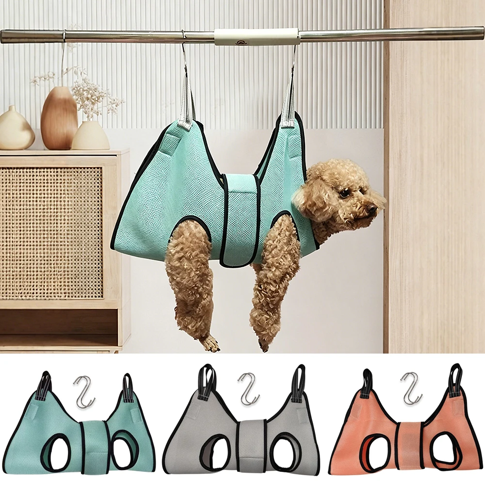 Pet Cat Grooming Hammock Helper Anti Scratch Pet Nail Trimming Cat Dog Hammock Repairing Nail In Beauty Hanging Bag Pet Supplies