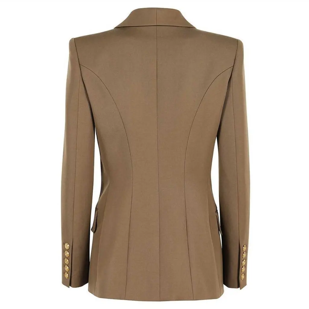 

Women's Classic Fruit Collar Suit Jacket High-Quality European And American Style Spring Autumn New Fashion