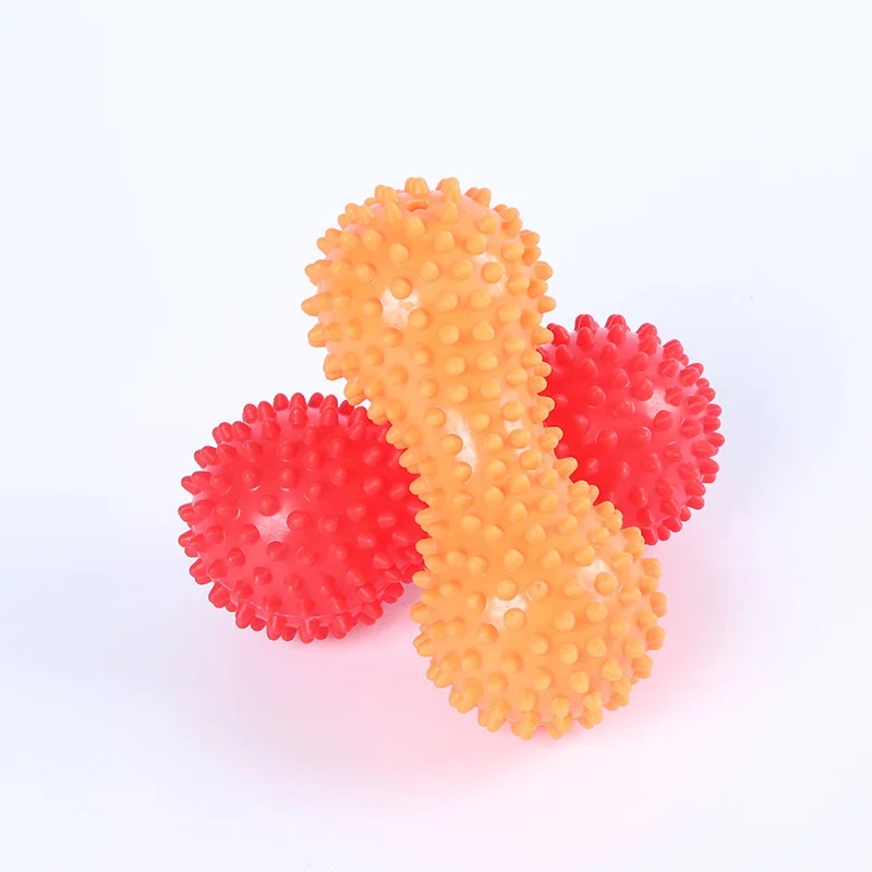 1Pcs Foot Massage Roller Peanut Double Lacrosse Spiky Ball Myofascial Balls for Plantar Fasciitis Mobility Back Foot Arch Pain R