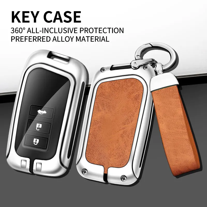 Zinc Alloy Car Key Case Cover Keychain Accessories For Lexus IS CT NX GS ES GX LX RC LS 200 250 350 NX200 ES250 ES300 RX300