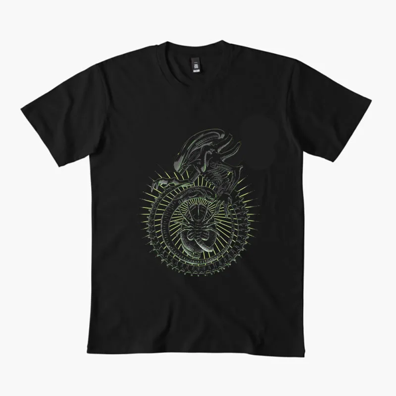 

80s Retro Sic fi Alien Gift T Shirt Weyland Yutani Lv 426 Xenomorph Graphic Clothes 0312 100% cotton print All size tops S-6XL