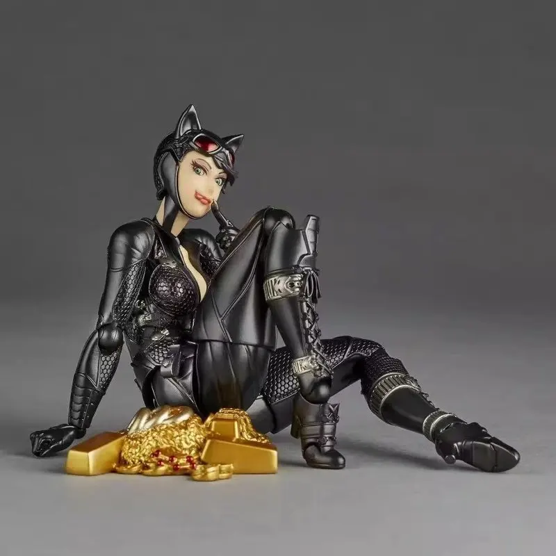 جديد Kaiyodo Revoltech Catwoman Dc Selina Kyle Batman Revoltech مذهلة Yamaguchi Revoltech سلسلة نموذج لجسم تمثال لعبة