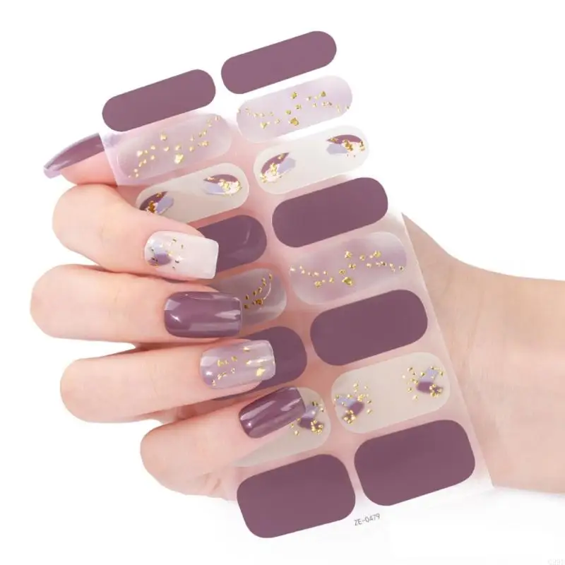 G99E French Art Stickers Quickly Application Waterproof Design All Day Elegances Essential