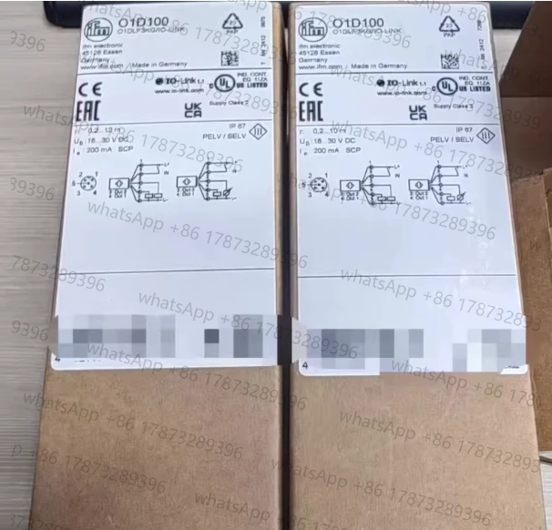 O1D100  O1DLF3KG/IO-LINK IFM  Photoelectric Distance Sensor New Original Laser sensors