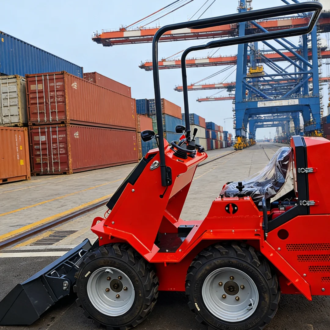 Customized multifunctional skid steer loader suitable for industrial applications in infrastructure construction