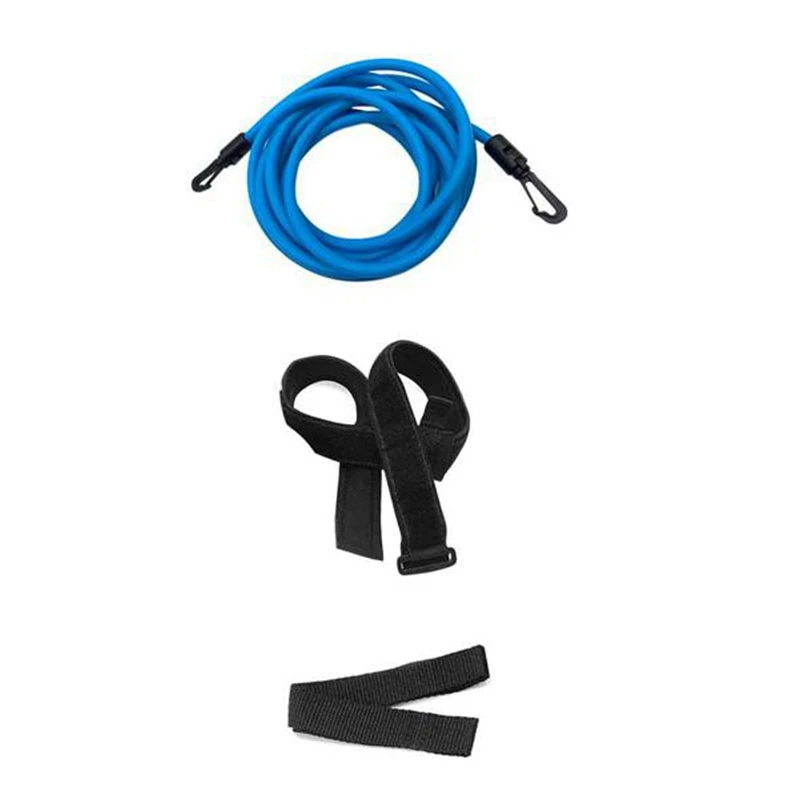 Adjustable Swimming Belt Elastic Swim Belt for Swimming Training Accessories Swimming Pool Tool,3Meter(Blue)