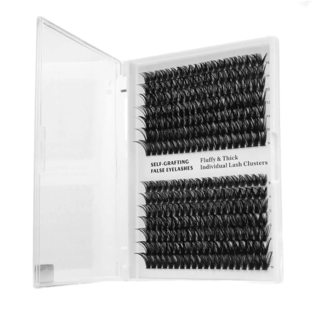

DIY 60D 80D Dense Lash Clusters Wispy Volume Single Lashes Clusters Individual Eyelash Handmade Eyelash Extension Makeup