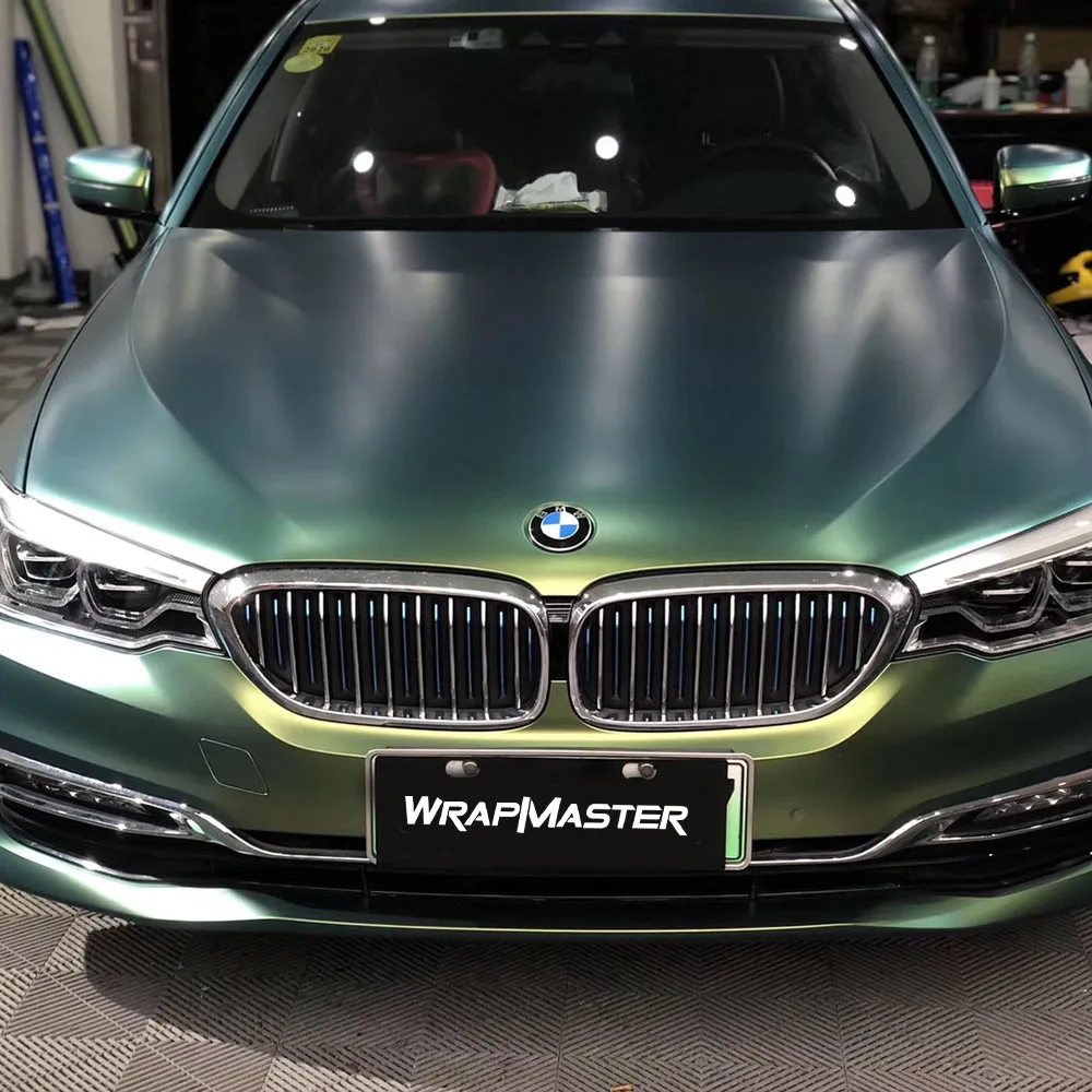 Color Shift Spring Green liner Vinyl working with  car protector film