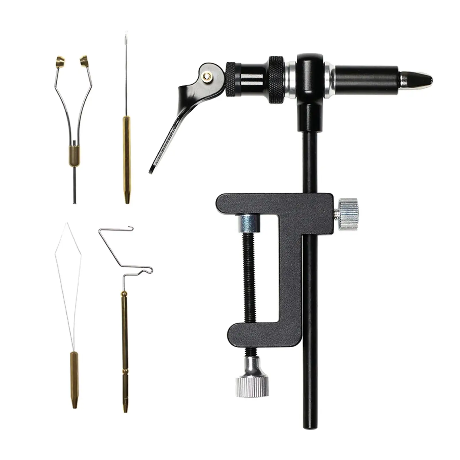 

Rotary Fly Tying Vise Device Easy to Use Adjustable Lure Making Making Tools