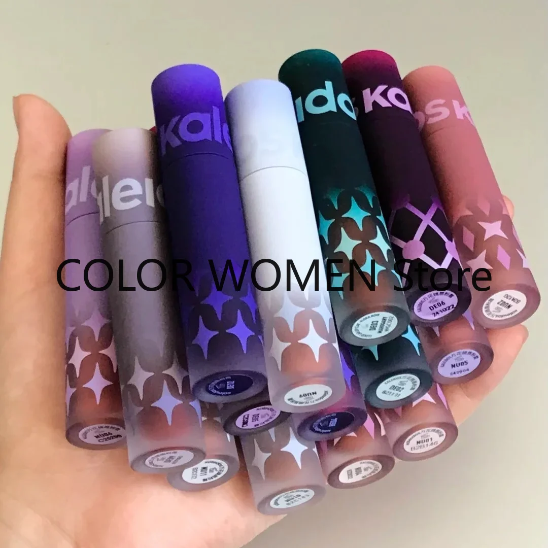 

Kaleidos Lipstick Cream Matte Velvet Nude Colours Lip Mud Waterproof Lip Gloss Long Lasting Lip Stain
